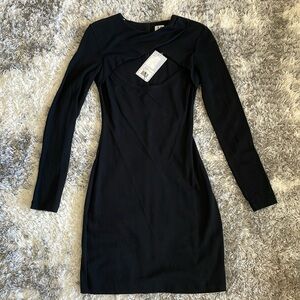 Halston Heritage Black Mini Dress